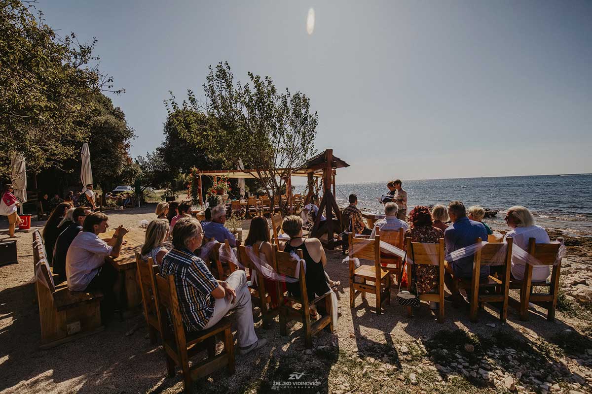 Wedding day for Justine and Manuel, Restaurant Punta Križ, Rovinj Istria, Croatia - Wedding photographer Istria - Wedding in istria