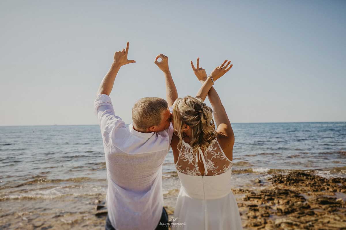 Wedding day for Justine and Manuel, Restaurant Punta Križ, Rovinj Istria, Croatia - Wedding photographer Istria - Wedding in istria