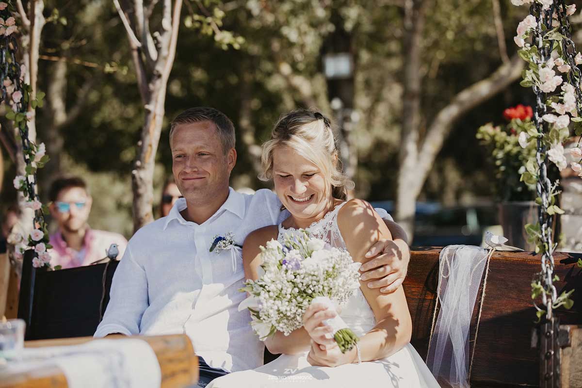Wedding day for Justine and Manuel, Restaurant Punta Križ, Rovinj Istria, Croatia - Wedding photographer Istria - Wedding in istria
