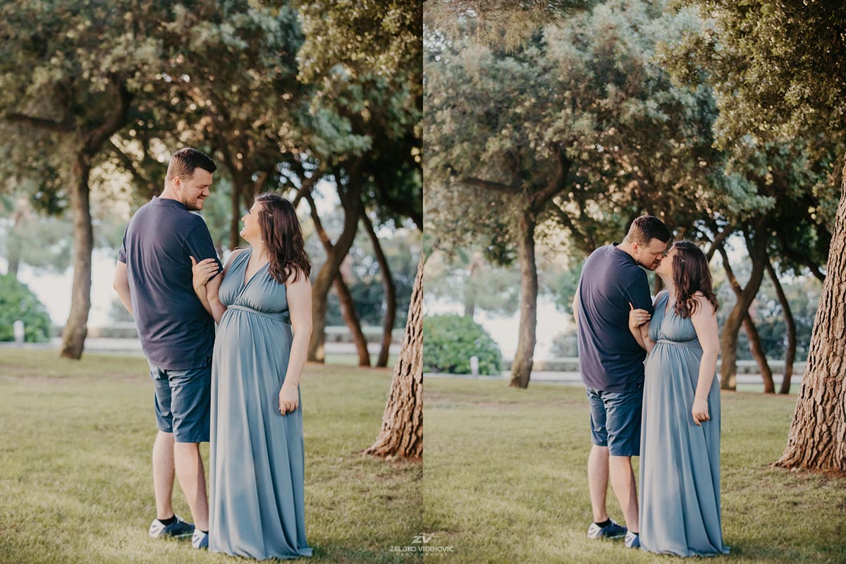 Pregnancy photosession in Pula, Croatia