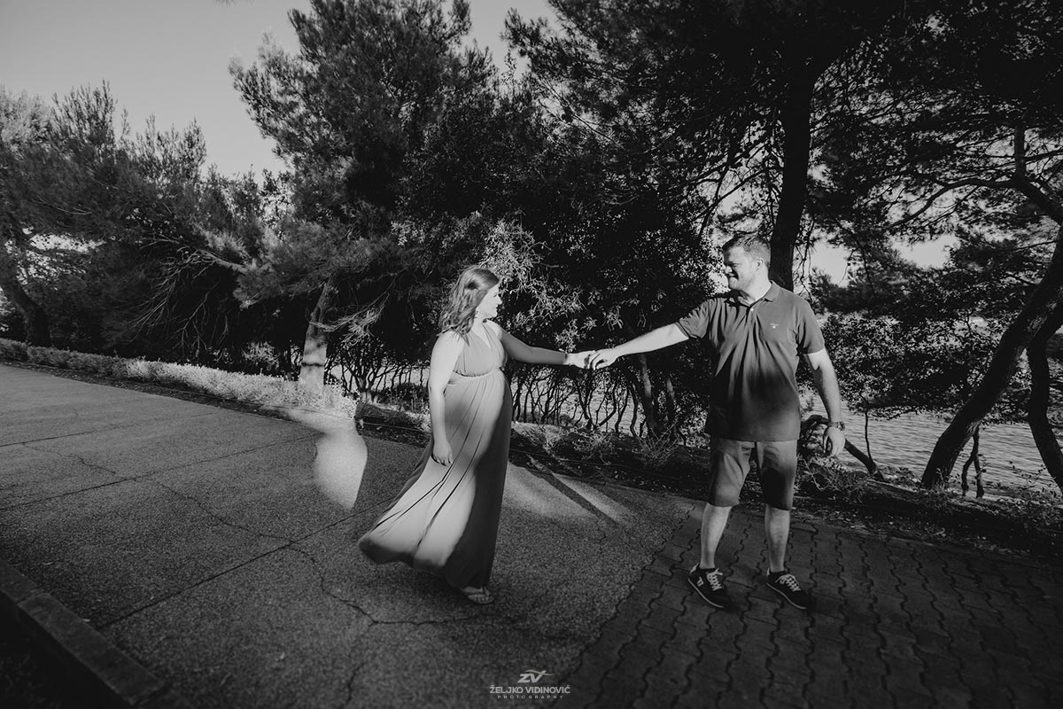 Pregnancy photosession in Pula, Croatia