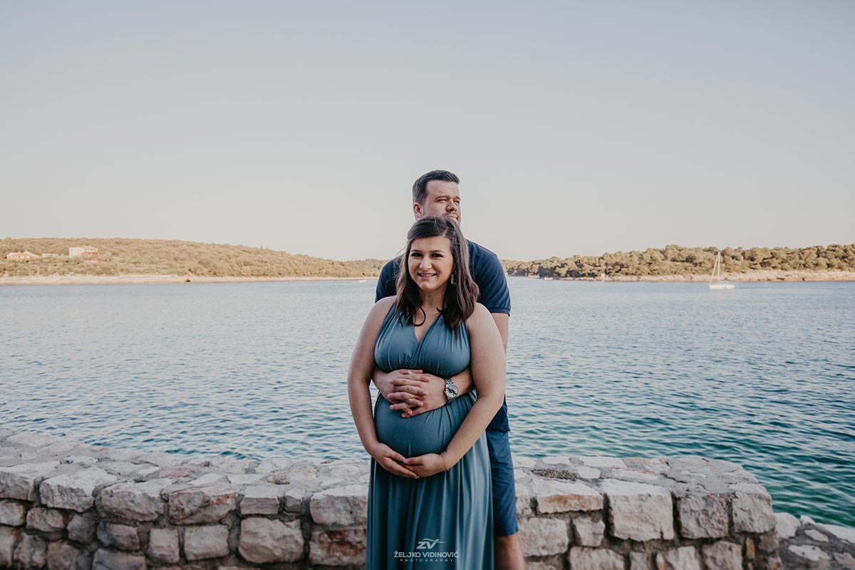 Pregnancy photosession in Pula, Croatia