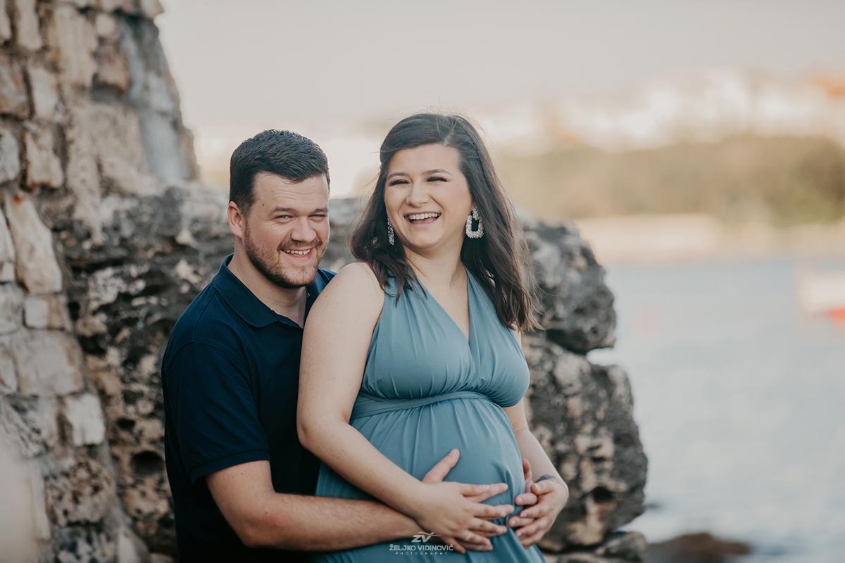 Pregnancy photosession in Pula, Croatia