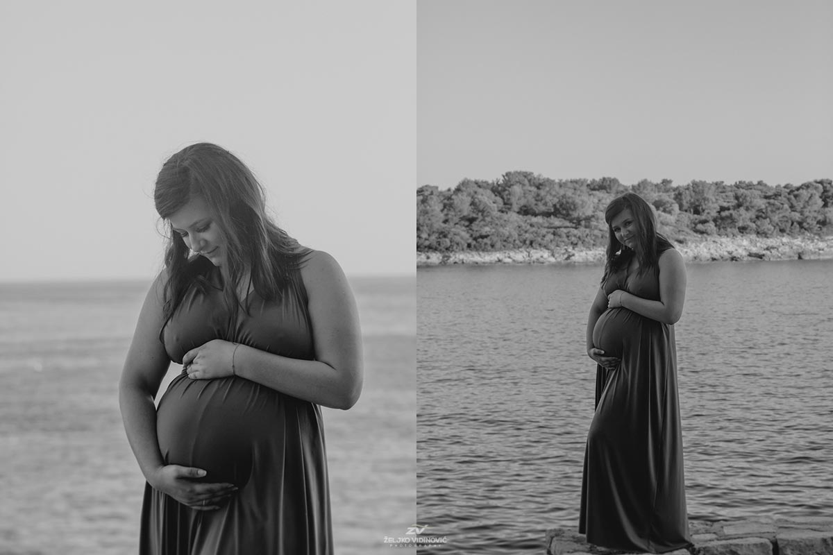 Pregnancy photosession in Pula, Croatia