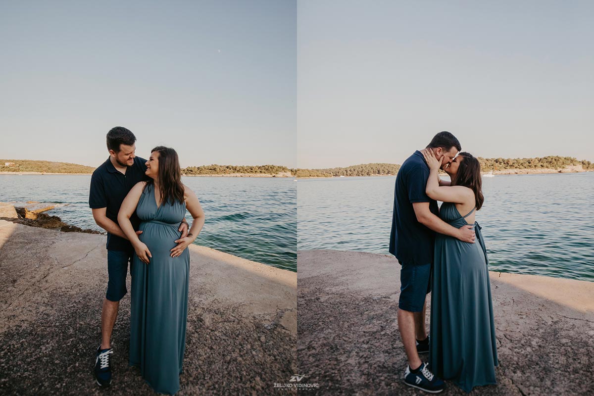 Pregnancy photosession in Pula, Croatia