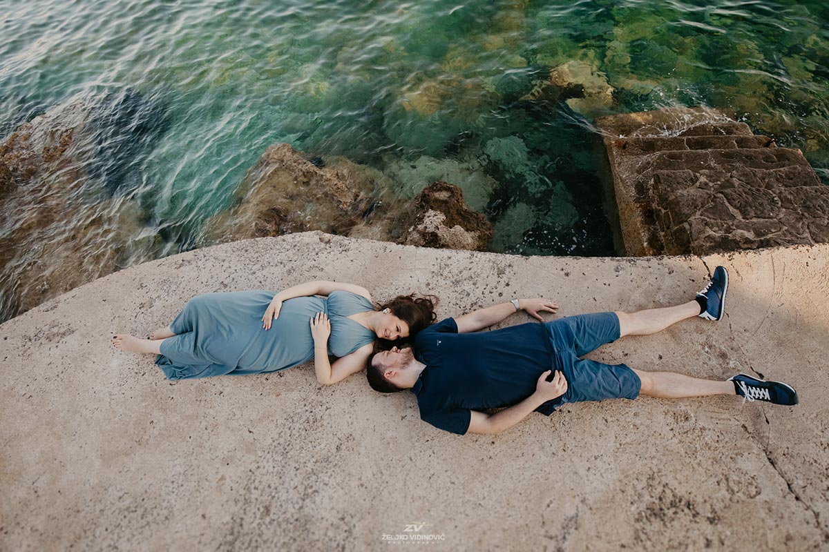 Pregnancy photosession in Pula, Croatia