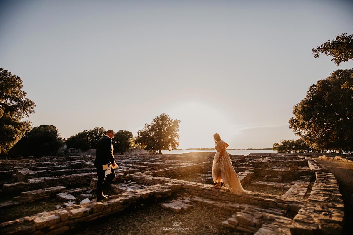 Fotografiranje vjenčanja u Nacionalnom parku Brijuni - Wedding photographer Brijuni