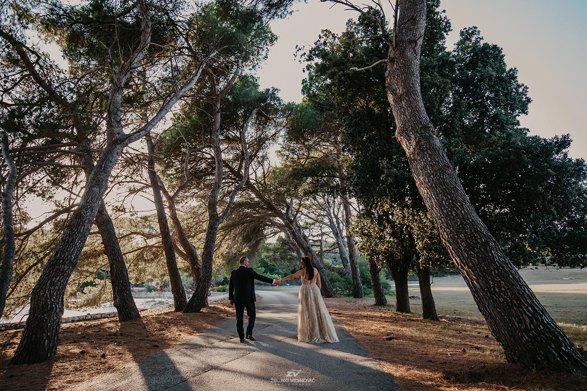 Fotografiranje vjenčanja u Nacionalnom parku Brijuni - Wedding photographer Brijuni