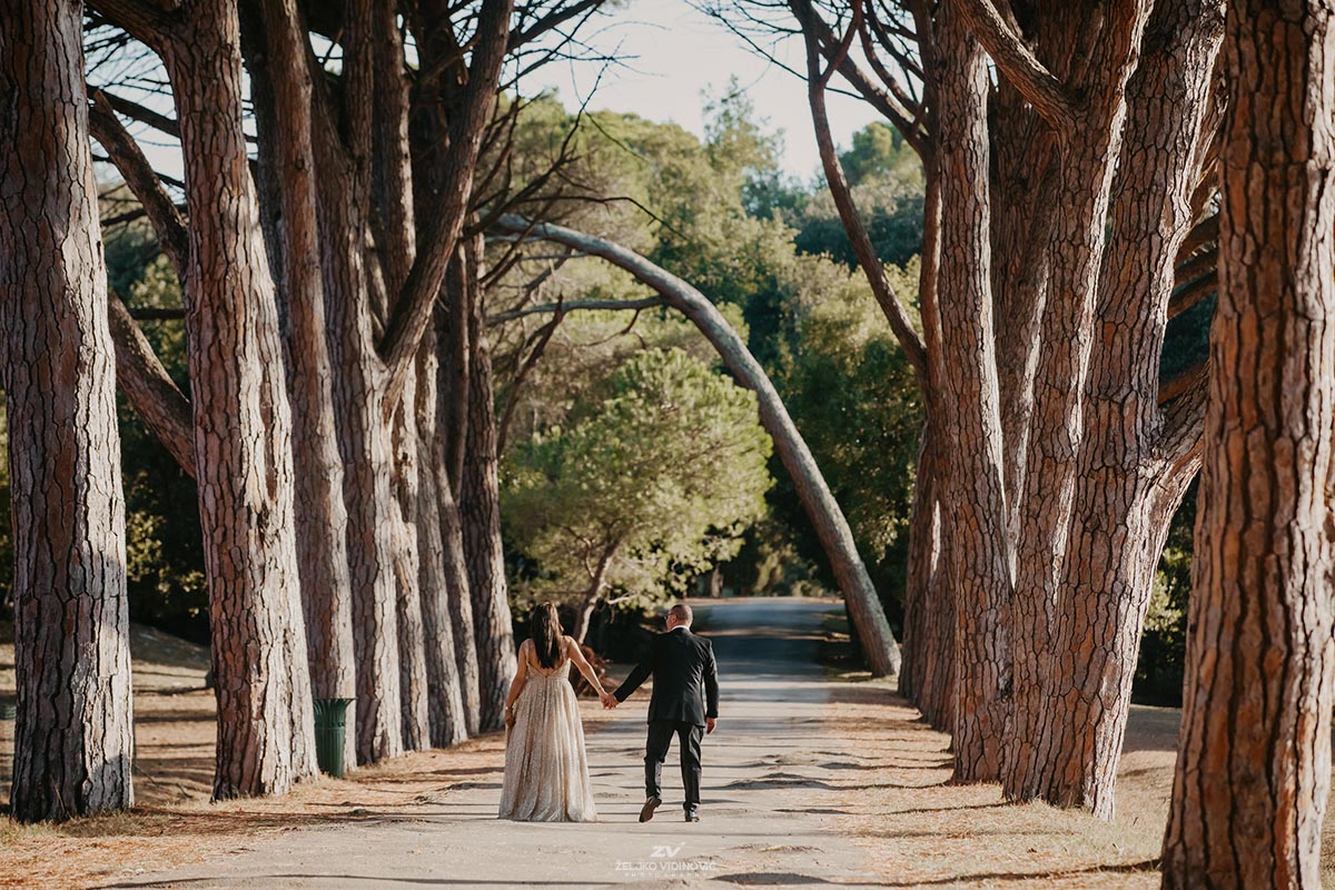 Fotografiranje vjenčanja u Nacionalnom parku Brijuni - Wedding photographer Brijuni