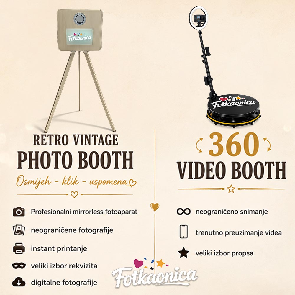 Fotkaonica.com - Premium photo booth i 360 video booth - Pula, Istra - Hrvatska